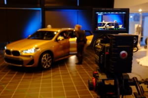 BMW præsenterede den nye X2 for det skandinaviske publikum i København ved at hyres ProSonas til gennemføre multicam liveproduktion og live streaming fra eventen.