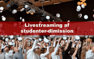 Har du brug for en pris på livestreaming af studenternes dimission på dit gymnasium? Så se den køreklare pakke fra ProSonas StreamCloud!
